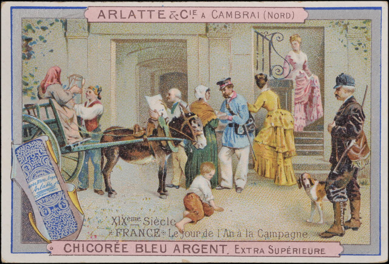 Romanet carte réclame chromo Paris 1877-1907 1995.1.1157.7 Photo
