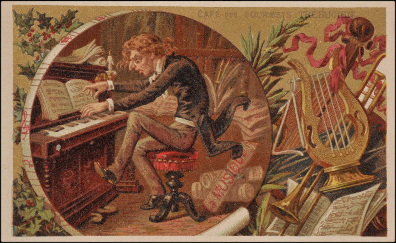 Romanet carte réclame chromo Paris 1877-1907 1995.1.1160.1 Photo