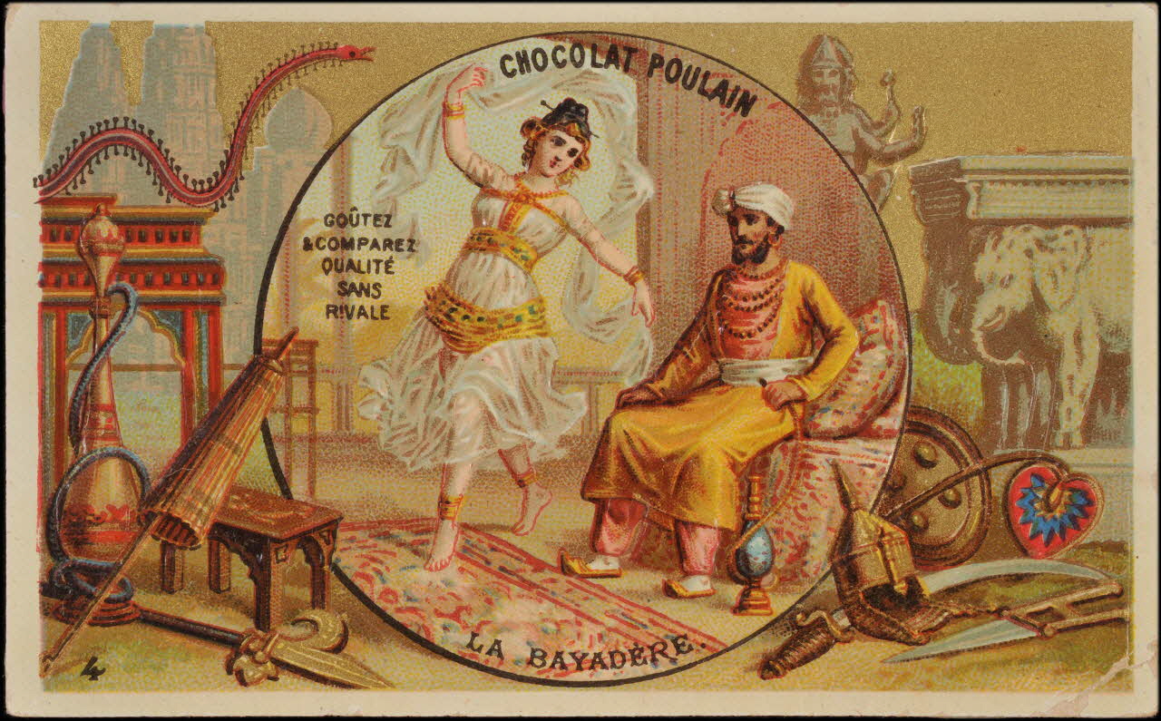 Romanet carte réclame chromo Paris 1877-1907 1995.1.1161.4 Photo