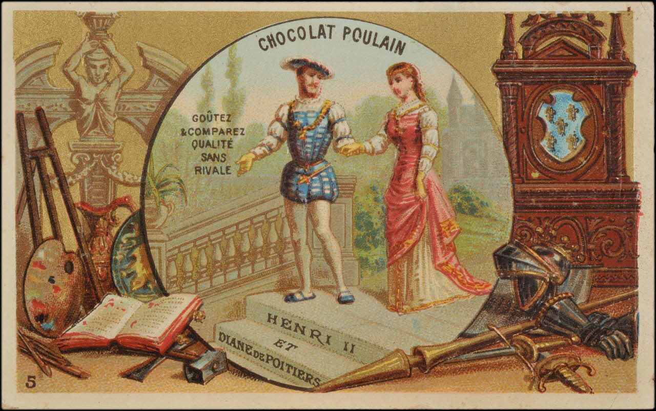 Romanet carte réclame chromo Paris 1877-1907 1995.1.1161.6 Photo