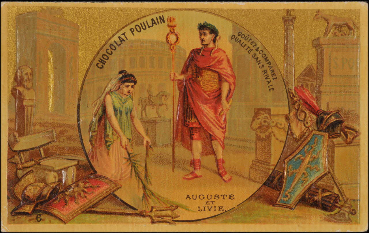 Romanet carte réclame chromo Paris 1877-1907 1995.1.1161.8 Photo