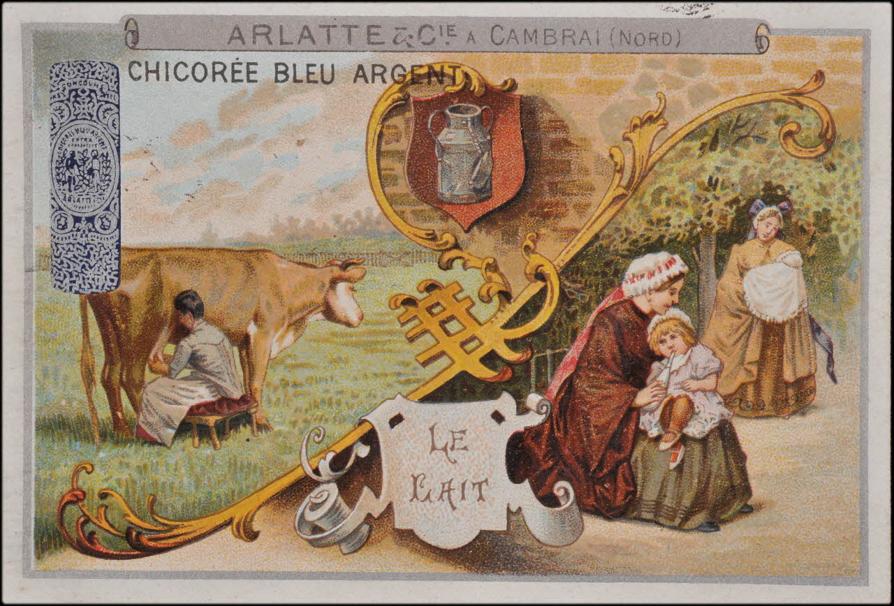 Romanet carte réclame chromo Paris 1877-1913 1995.1.1164.4 Photo