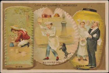 Romanet carte réclame chromo Paris 1877-1913 1995.1.1165.1 Photo