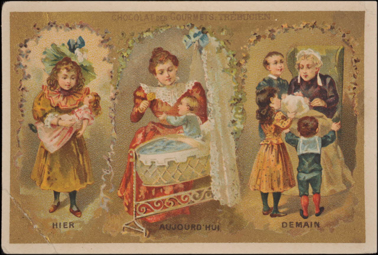 Romanet carte réclame chromo Paris 1877-1913 1995.1.1165.2 Photo (c) Mucem