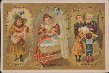 Romanet carte réclame chromo Paris 1877-1913 1995.1.1165.2 Photo (c) Mucem