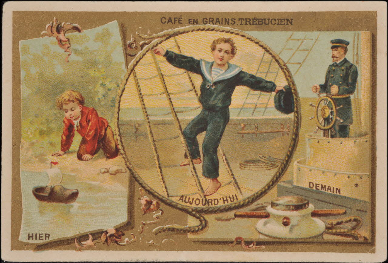 Romanet carte réclame chromo Paris 1877-1913 1995.1.1165.3 Photo