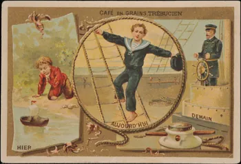 Romanet carte réclame chromo Paris 1877-1913 1995.1.1165.3 Photo