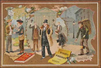 Romanet carte réclame chromo Paris 1877-1913 1995.1.1166.3 Photo