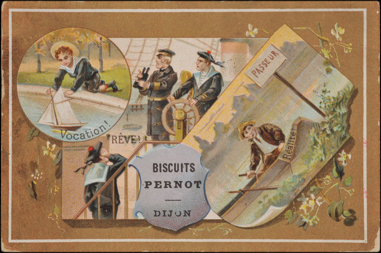 Romanet carte réclame chromo Paris 1877-1913 1995.1.1166.5 Photo