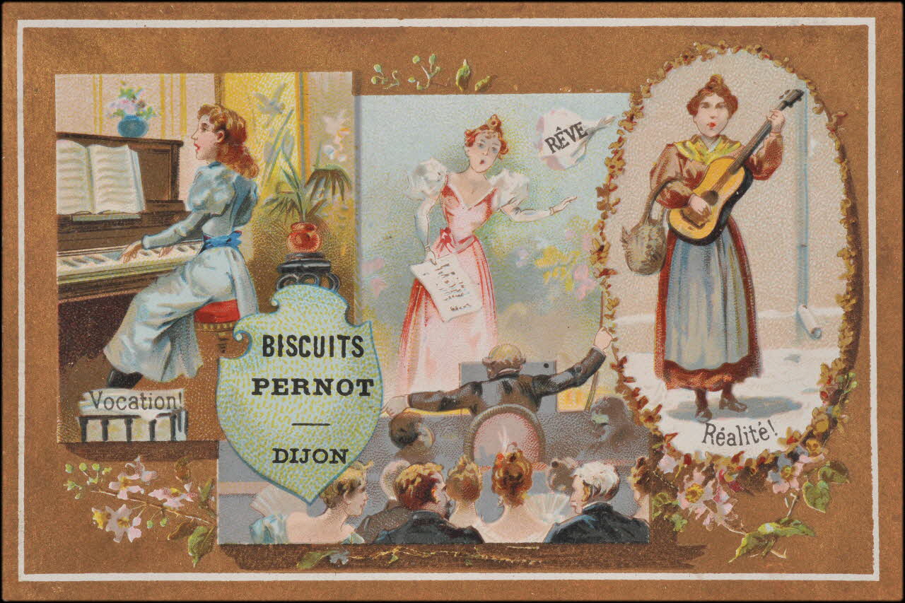 Romanet carte réclame chromo Paris 1877-1913 1995.1.1166.6 Photo