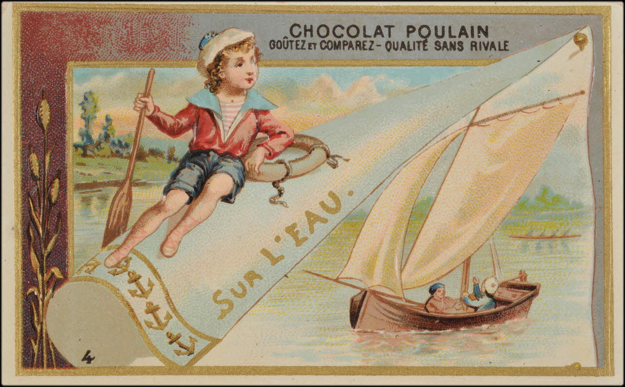 Romanet carte réclame chromo Paris 1877-1913 1995.1.1167.4 Photo