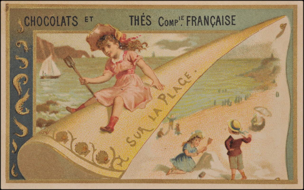 Romanet carte réclame chromo Paris 1877-1913 1995.1.1167.6 Photo