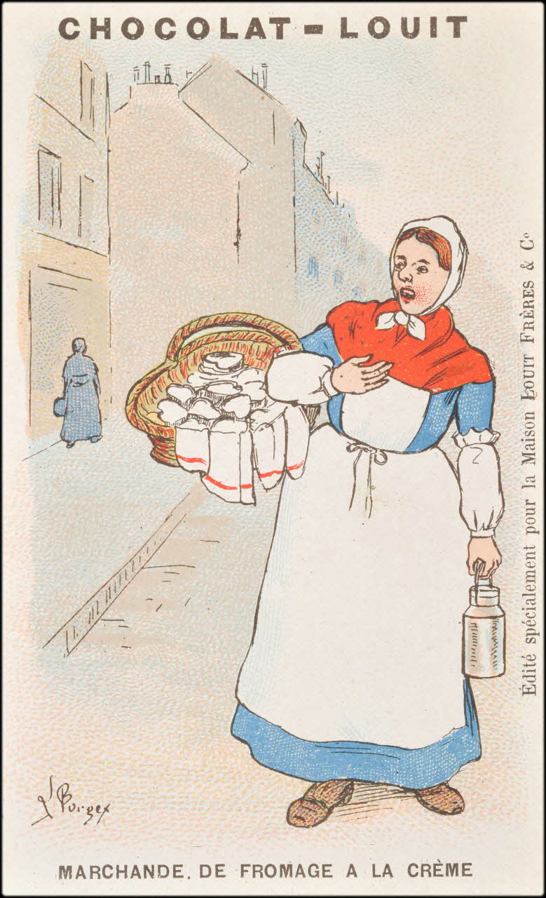 Louis Borgex carte réclame chromo Ile-de-France, France 1878-1914 1995.1.117.1 Photo