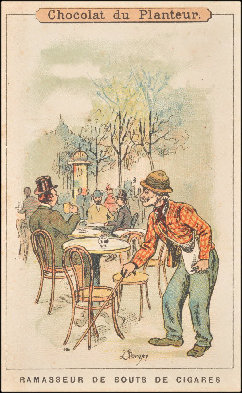 Louis Borgex ; Baster & Vieillemard carte réclame chromo Ile-de-France, France 1878-1914 1995.1.117.10 Photo