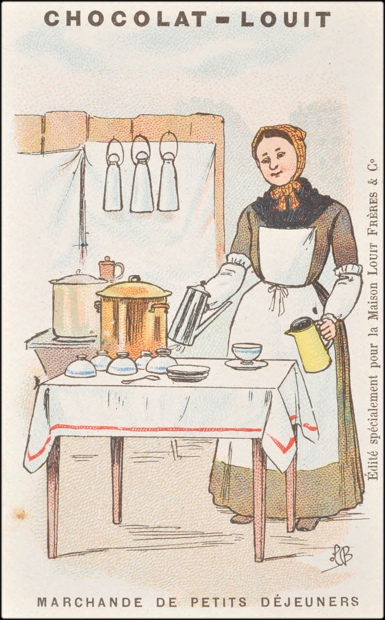 Louis Borgex carte réclame chromo Paris 1878-1914 1995.1.117.2 Photo