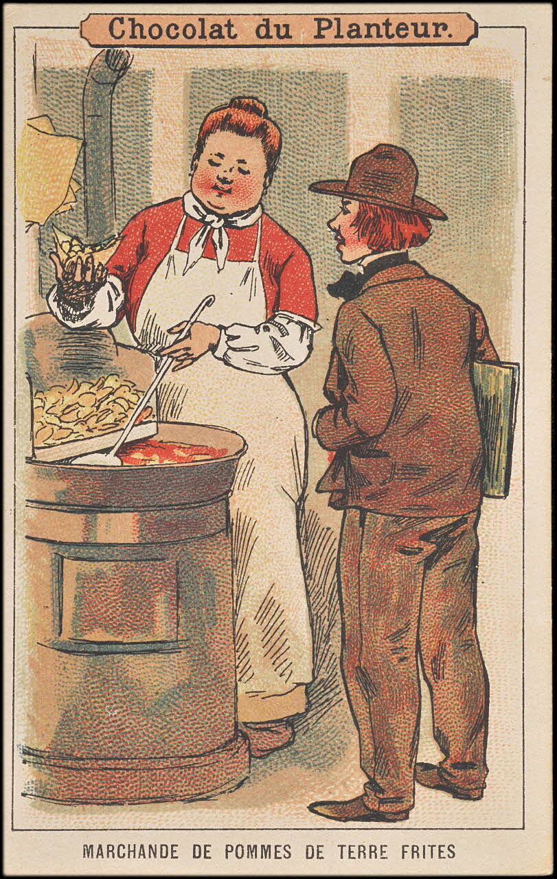 Louis Borgex ; Baster & Vieillemard carte réclame chromo Paris 1878-1914 1995.1.117.9 Photo