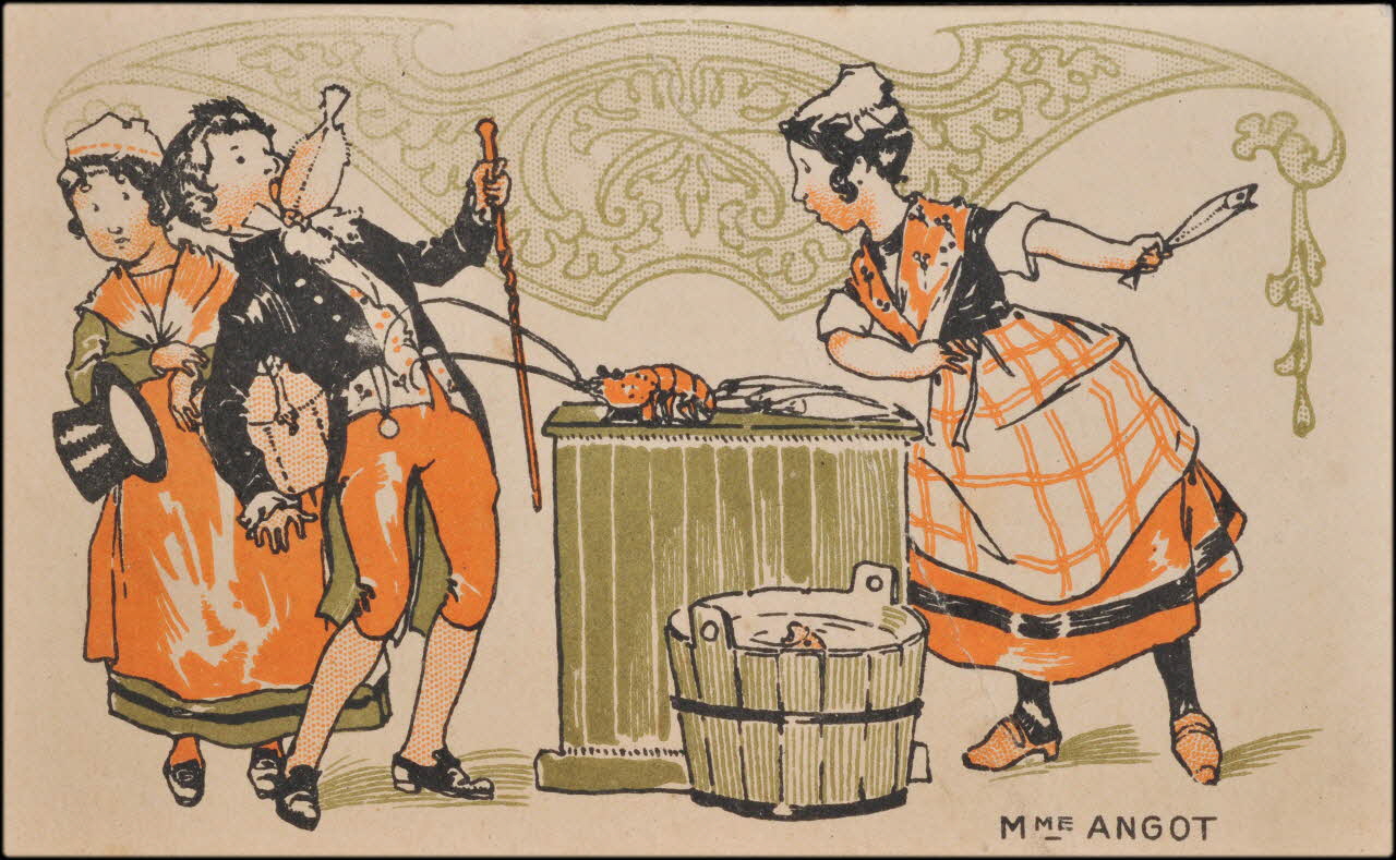 Romanet carte réclame chromo Paris 1877-1913 1995.1.1170.5 Photo