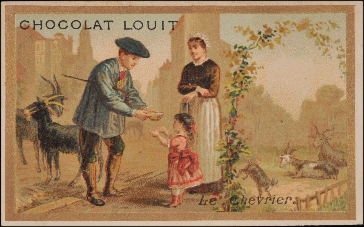 Romanet carte réclame chromo Paris 1877-1913 1995.1.1171.1 Photo