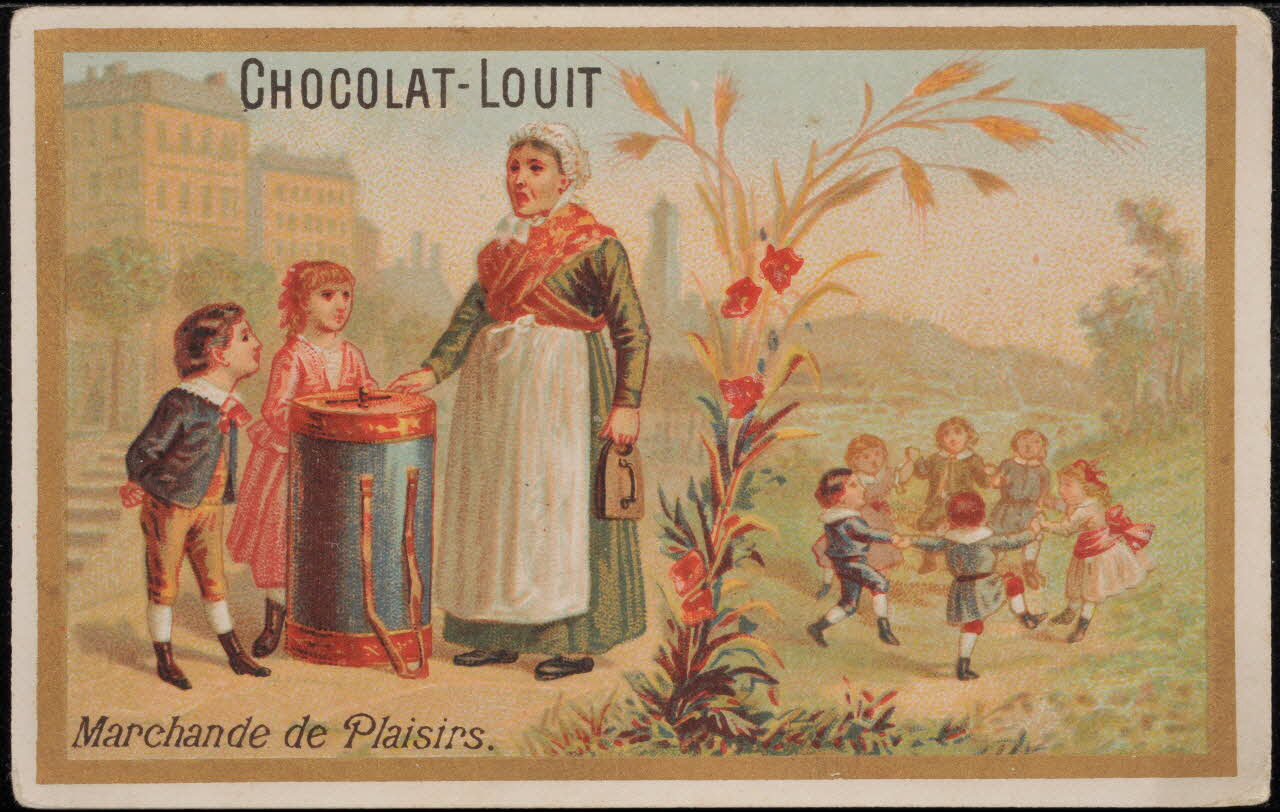 Romanet carte réclame chromo Paris 1877-1913 1995.1.1171.2 Photo
