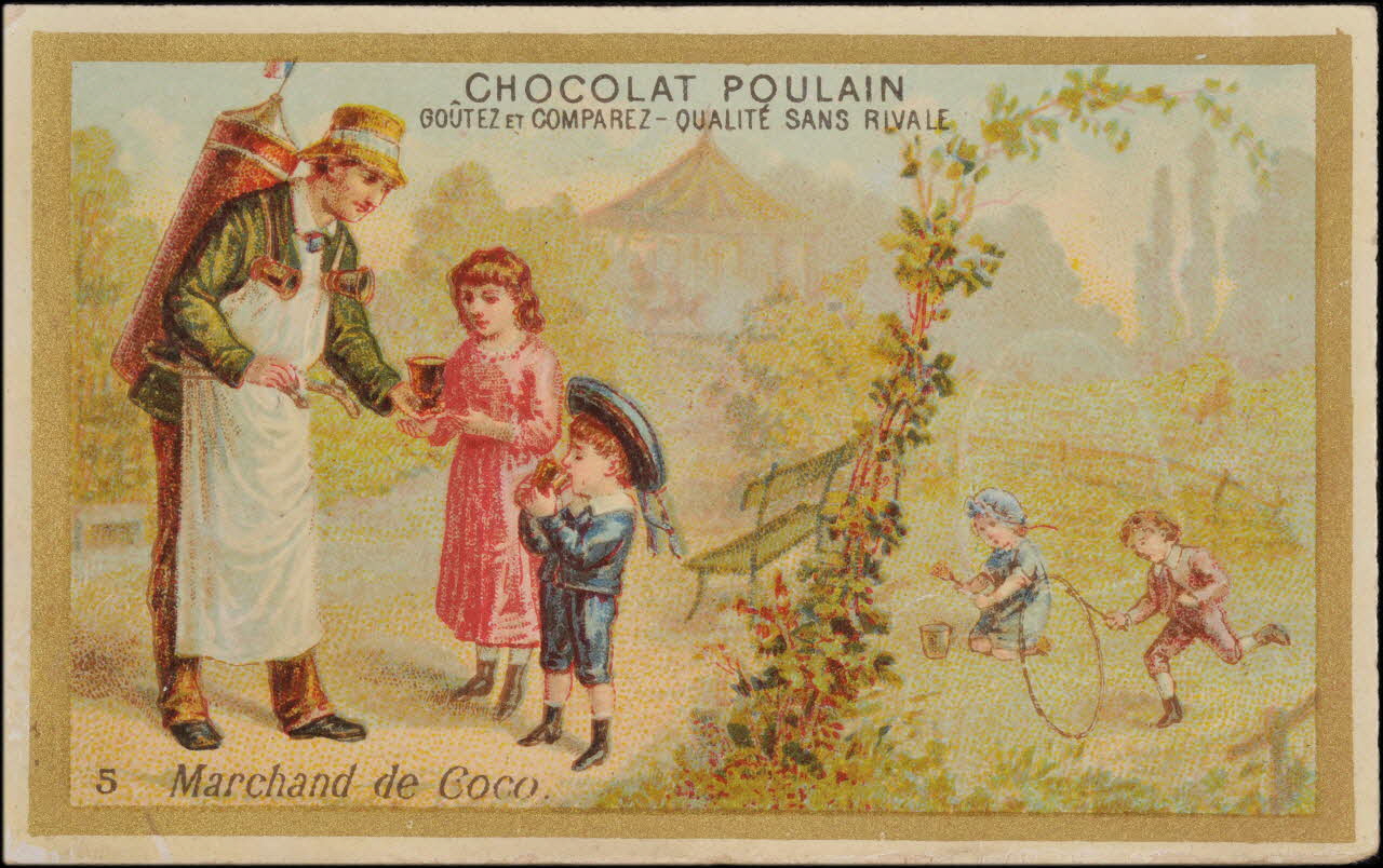 Romanet carte réclame chromo Paris 1877-1913 1995.1.1171.3 Photo