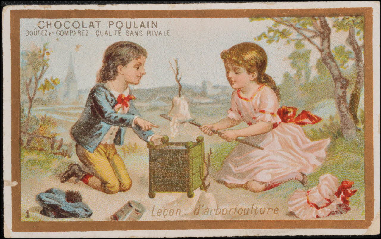 Romanet carte réclame chromo Paris 1877-1913 1995.1.1172.1 Photo