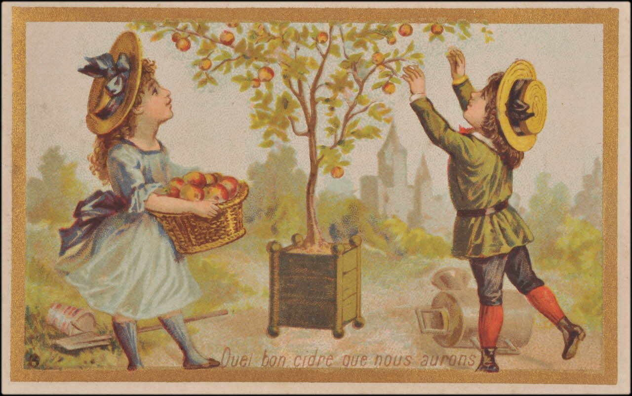 Romanet carte réclame chromo Paris 1877-1913 1995.1.1172.2 Photo