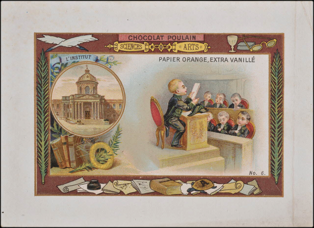 Romanet carte réclame chromo Paris 1877-1913 1995.1.1174.3 Photo