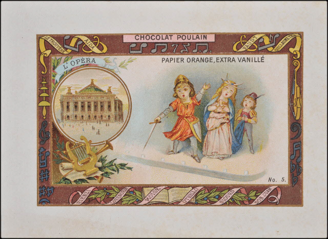 Romanet carte réclame chromo Paris 1877-1913 1995.1.1174.5 Photo