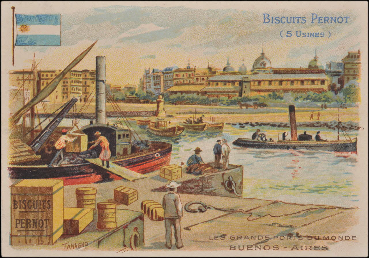 Tamagno ; Romanet carte réclame chromo Paris 1877-1913 1995.1.1185.4 Photo