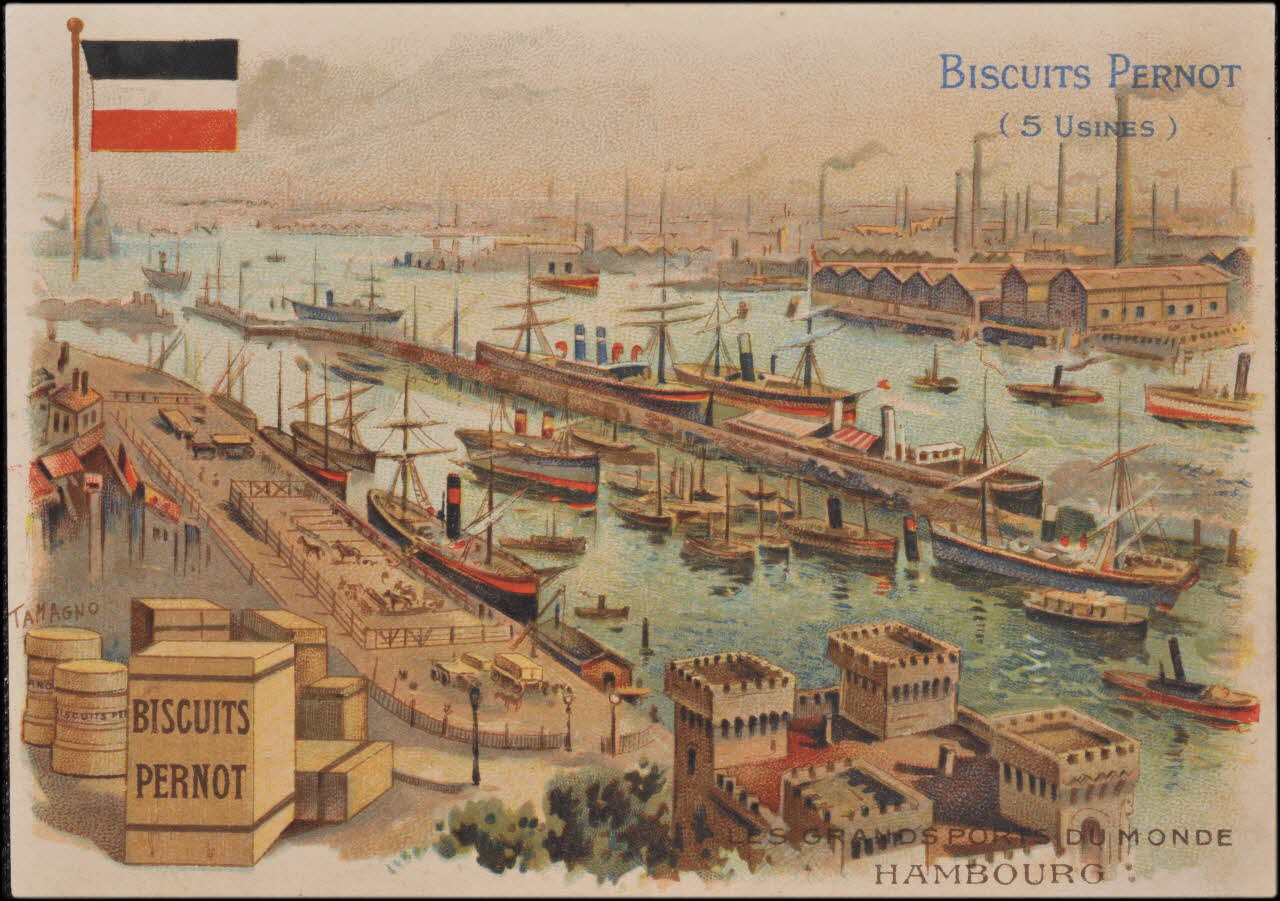 Tamagno ; Romanet carte réclame chromo Paris 1877-1913 1995.1.1185.6 Photo