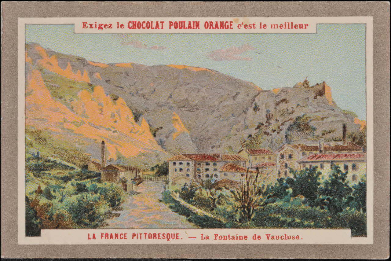 Romanet carte réclame chromo Paris 1877-1913 1995.1.1186.4 Photo