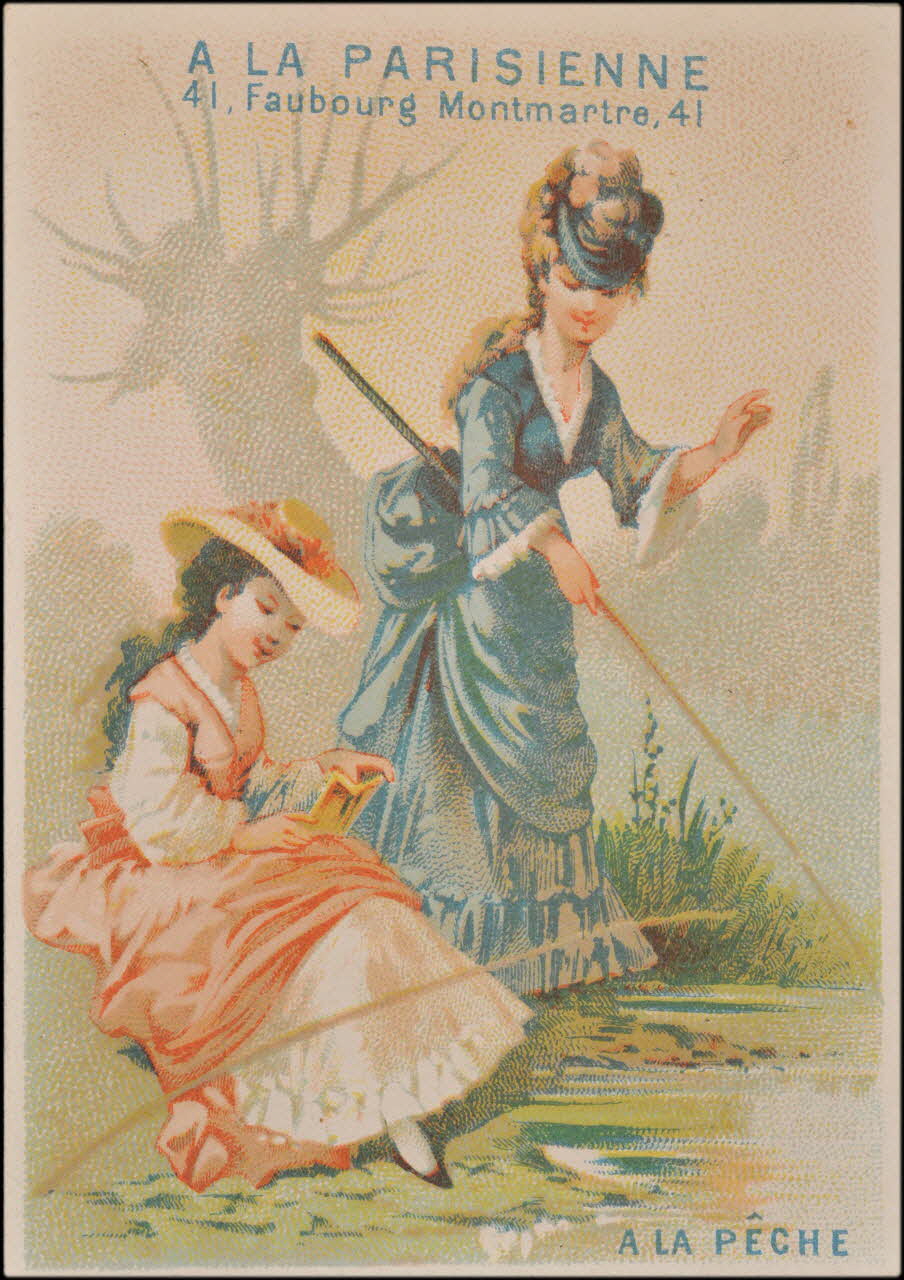 Romanet carte réclame chromo Paris 1877-1907 1995.1.1350.1 Photo