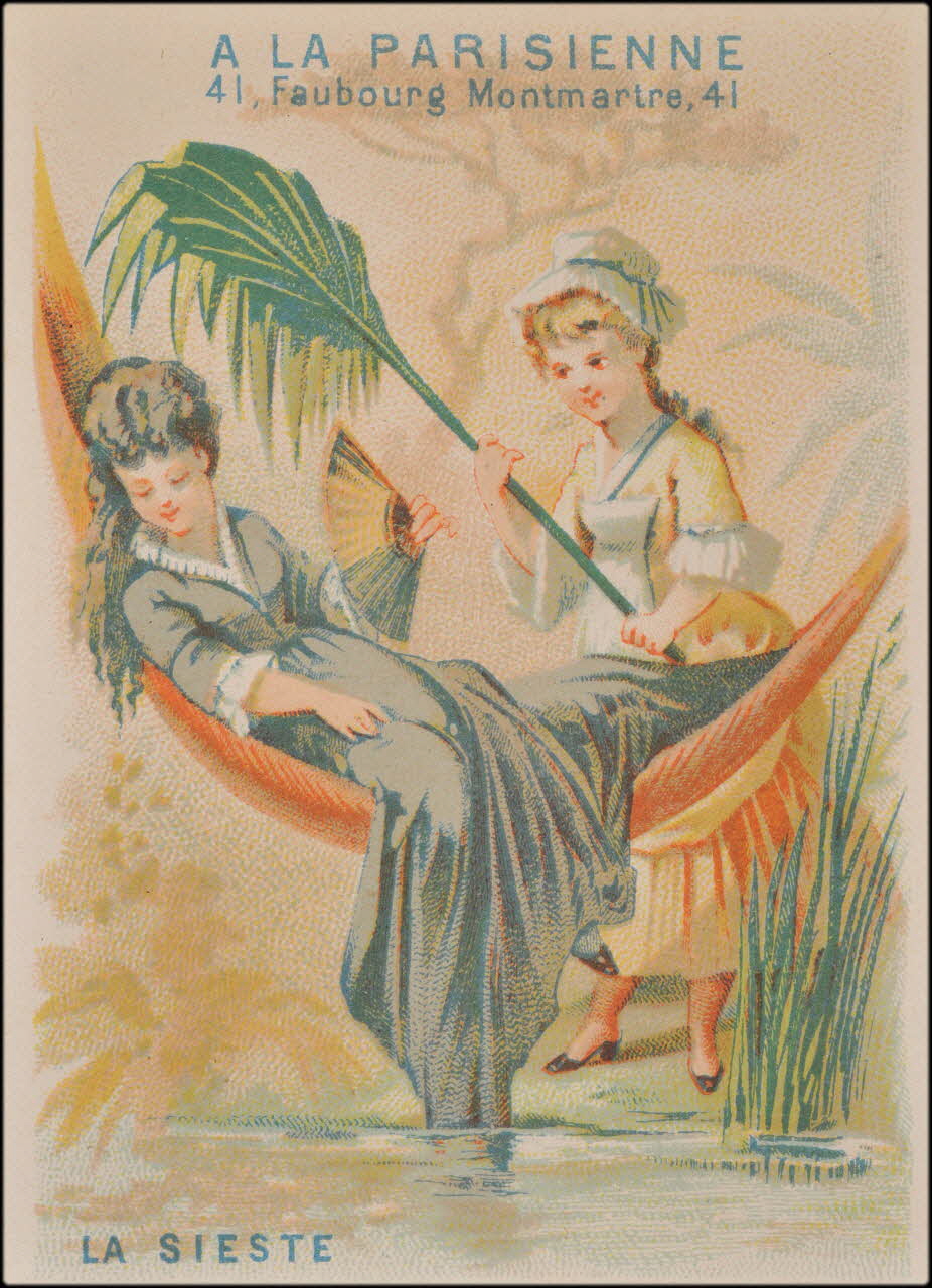 Romanet carte réclame chromo Paris 1877-1907 1995.1.1350.3 Photo