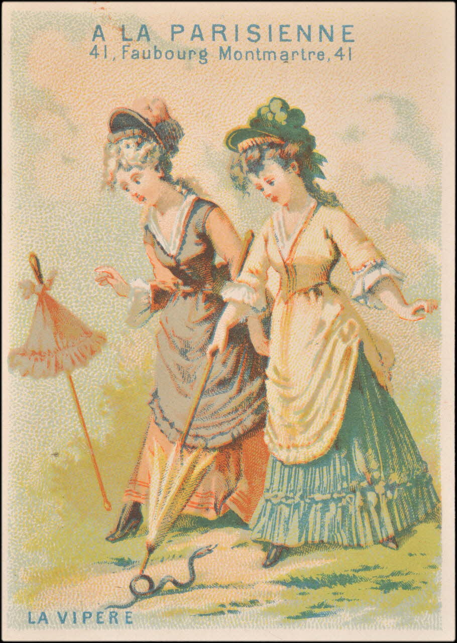 Romanet carte réclame chromo Paris 1877-1907 1995.1.1350.4 Photo