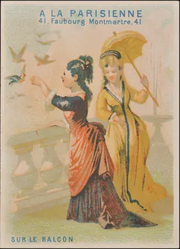 Romanet carte réclame chromo Paris 1877-1907 1995.1.1350.6 Photo