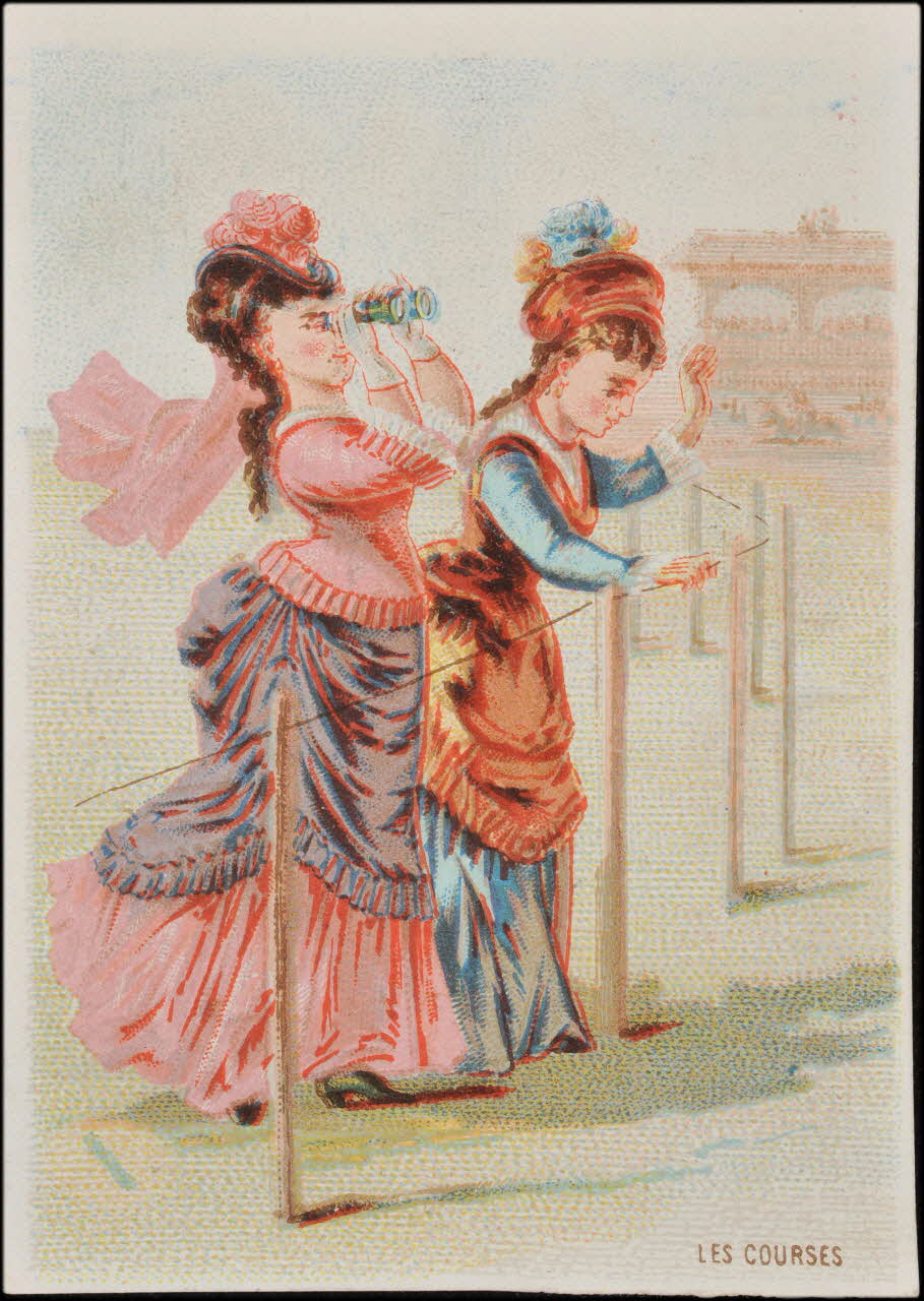 Celle carte réclame chromo Paris 1877-1907 1995.1.1351.2 Photo