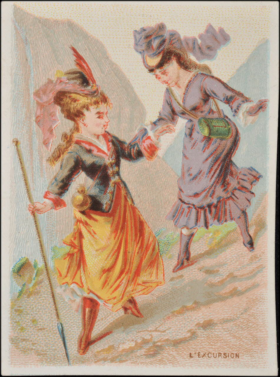 Celle carte réclame chromo Paris 1877-1907 1995.1.1351.3 Photo