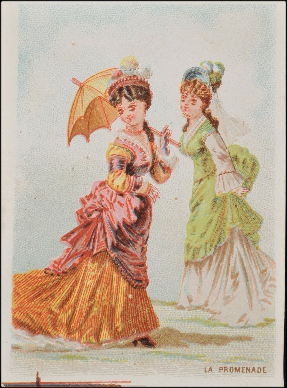 Celle carte réclame chromo Paris 1877-1907 1995.1.1351.4 Photo