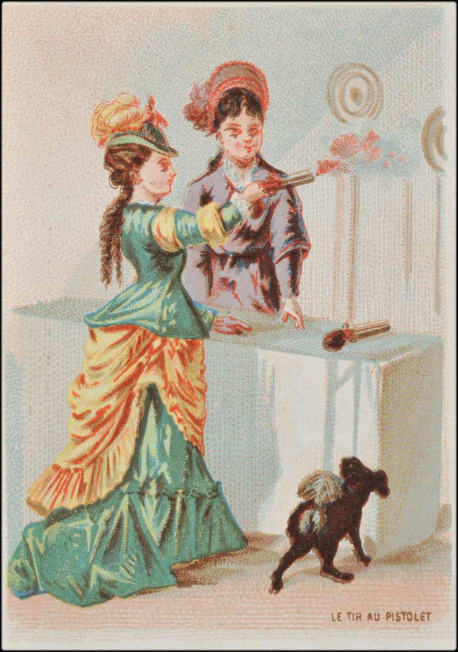 Celle carte réclame chromo Paris 1877-1907 1995.1.1351.5 Photo