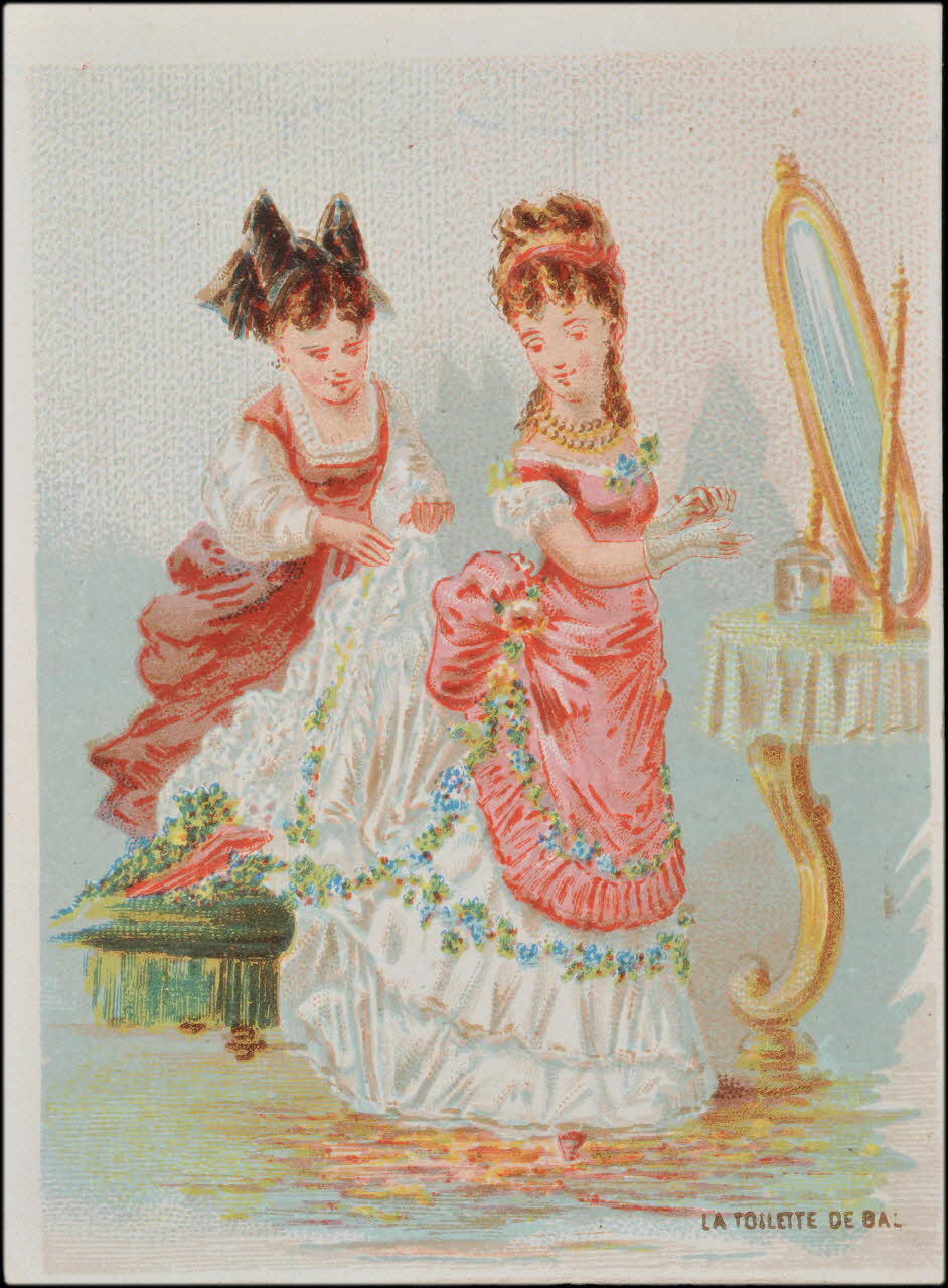 Celle carte réclame chromo Paris 1877-1907 1995.1.1351.6 Photo