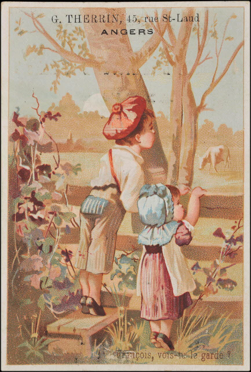 Romanet carte réclame chromo Paris 1877-1907 1995.1.1357.1 Photo
