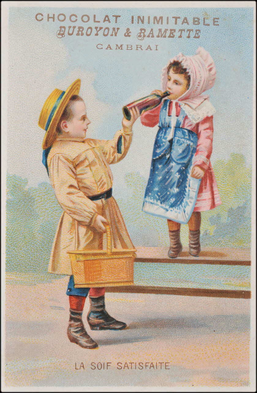 Romanet carte réclame chromo Paris 1877-1907 1995.1.1359.4 Photo