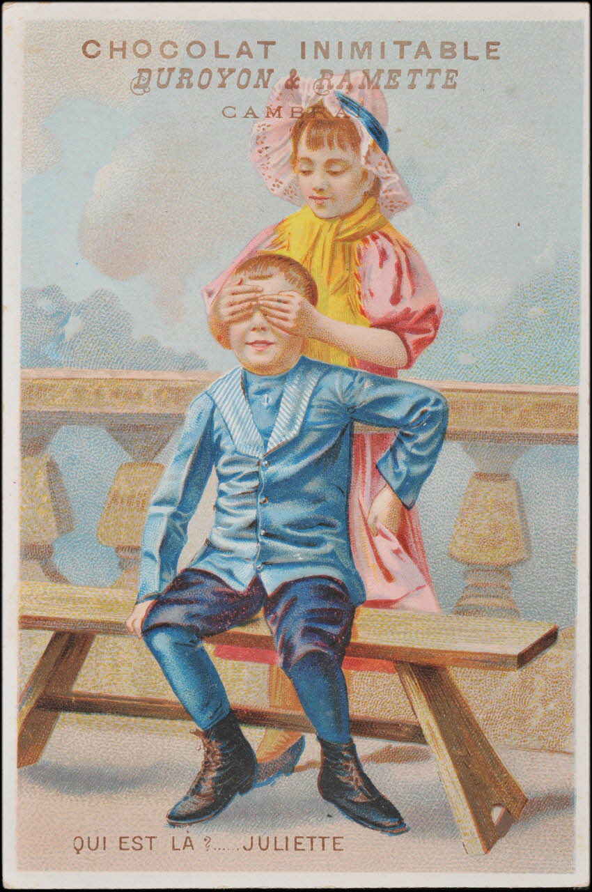 Romanet carte réclame chromo Paris 1877-1907 1995.1.1359.8 Photo