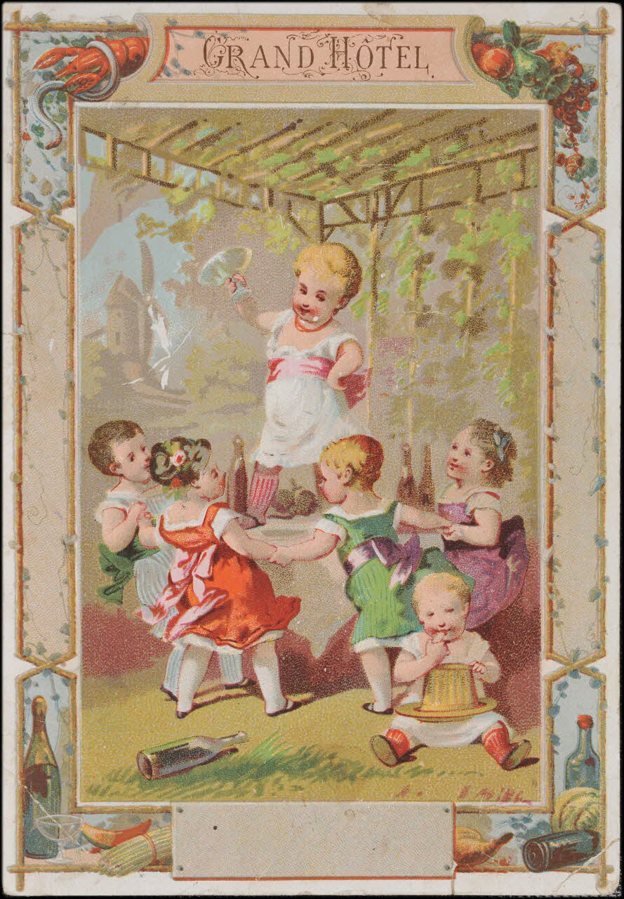 Romanet carte réclame chromo Paris 1877-1907 1995.1.1362.1 Photo