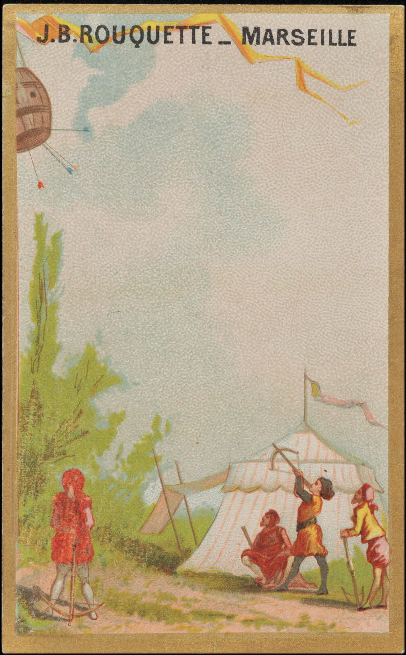 Romanet carte réclame chromo Paris 1877-1907 1995.1.1364.2 Photo