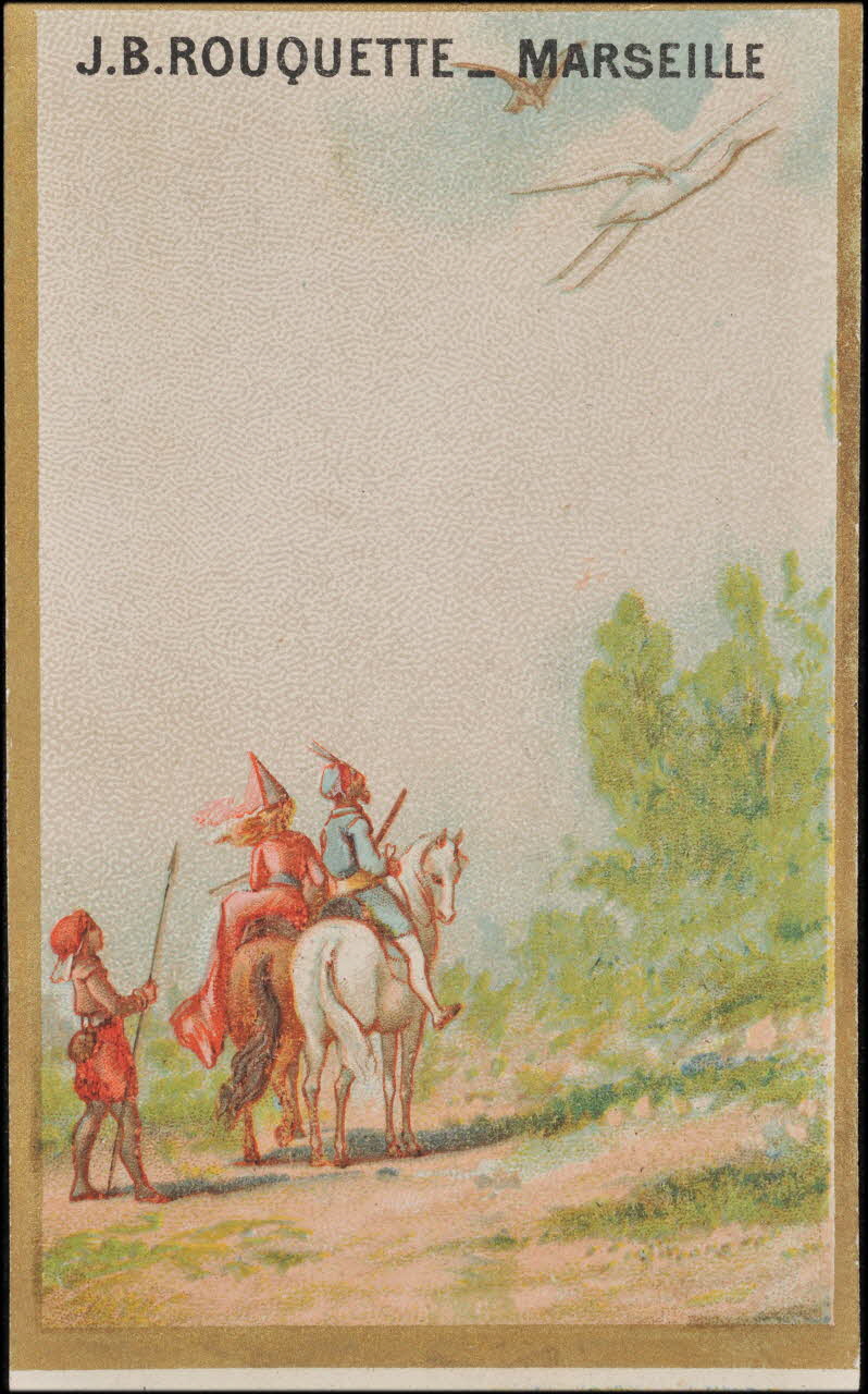 Romanet carte réclame chromo Paris 1877-1907 1995.1.1364.3 Photo