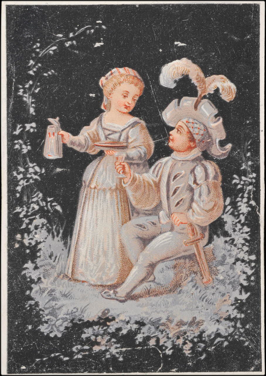 Romanet carte réclame chromo Paris 1877-1907 1995.1.1365.3 Photo