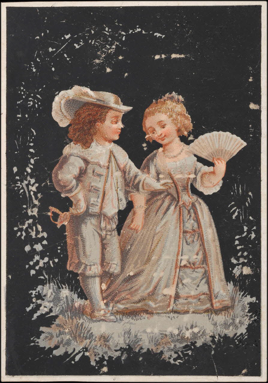 Publicité Roussette carte réclame chromo Paris 1877-1907 1995.1.1365.5 Photo