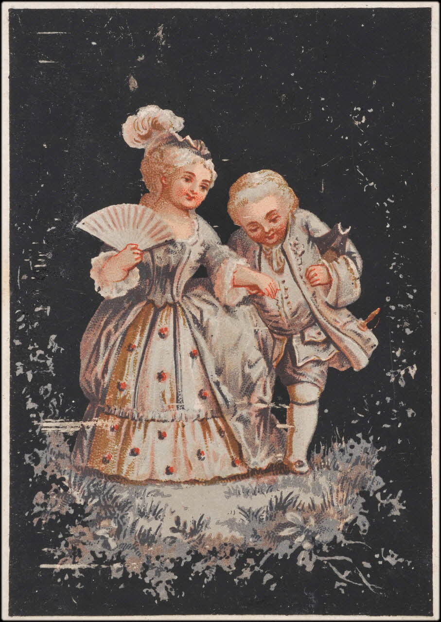 Publicité Roussette carte réclame chromo Paris 1877-1907 1995.1.1365.6 Photo