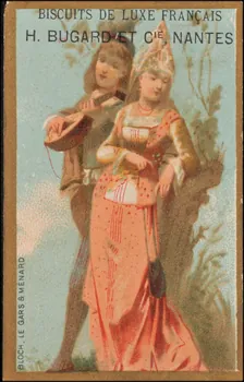 Bloch, le Gars et Ménard carte réclame chromo Paris 1877-1907 1995.1.1366.3 Photo